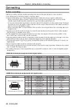 Предварительный просмотр 46 страницы Panasonic PT-MZ10K Operating Instructions Manual