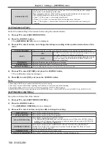 Preview for 158 page of Panasonic PT-MZ13K Operating Instructions Manual