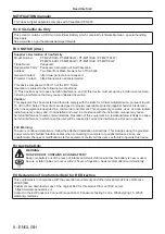 Preview for 8 page of Panasonic PT-MZ17K Operating Instructions Manual