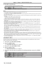 Preview for 136 page of Panasonic PT-MZ20K Operating Instructions Manual