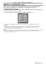 Preview for 99 page of Panasonic PT-MZ570 Operating Instructions Manual