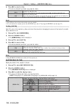 Preview for 150 page of Panasonic PT-MZ670 Operating Instructions Manual