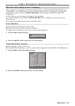 Preview for 61 page of Panasonic PT-MZ770 Operating Instructions (Functional Manual)