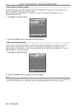 Preview for 62 page of Panasonic PT-MZ770 Operating Instructions (Functional Manual)