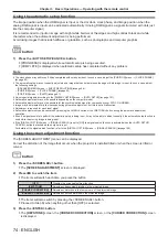 Preview for 74 page of Panasonic PT-MZ770 Operating Instructions (Functional Manual)