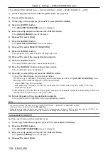 Preview for 128 page of Panasonic PT-MZ770 Operating Instructions (Functional Manual)