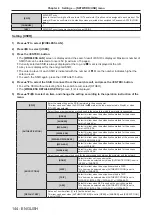 Preview for 144 page of Panasonic PT-MZ770 Operating Instructions (Functional Manual)