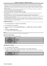 Preview for 156 page of Panasonic PT-MZ770 Operating Instructions (Functional Manual)