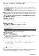 Preview for 97 page of Panasonic PT-MZ880 Operating Instructions Manual