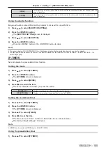 Preview for 105 page of Panasonic PT-MZ880 Operating Instructions Manual