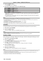 Preview for 106 page of Panasonic PT-MZ880 Operating Instructions Manual