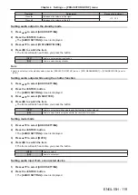 Preview for 119 page of Panasonic PT-MZ880 Operating Instructions Manual