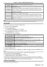 Preview for 125 page of Panasonic PT-MZ880 Operating Instructions Manual