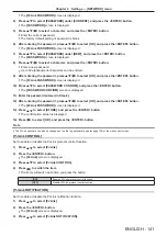 Preview for 141 page of Panasonic PT-MZ880 Operating Instructions Manual