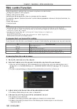 Preview for 148 page of Panasonic PT-MZ880 Operating Instructions Manual