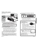 Preview for 14 page of Panasonic PT-P1SDE Operating Instructions Manual