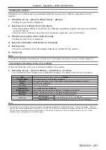 Preview for 201 page of Panasonic PT-RCQ10 Operating Instructions Manual