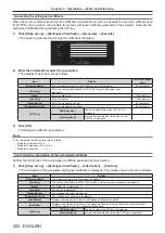 Preview for 202 page of Panasonic PT-RCQ10 Operating Instructions Manual