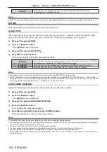 Предварительный просмотр 142 страницы Panasonic PT-RCQ80 Operating Instructions Manual