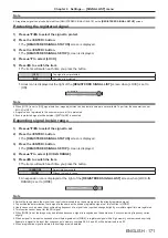 Предварительный просмотр 171 страницы Panasonic PT-RCQ80 Operating Instructions Manual