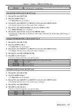 Preview for 137 page of Panasonic PT-REQ10 Operating Instructions Manual