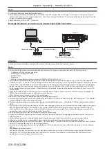 Preview for 218 page of Panasonic PT-REQ10 Operating Instructions Manual