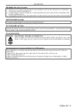 Preview for 9 page of Panasonic PT-REZ12 Operating Instructions Manual