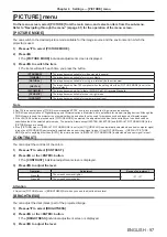 Preview for 97 page of Panasonic PT-REZ12 Operating Instructions Manual