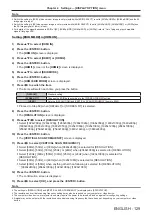 Preview for 129 page of Panasonic PT-REZ12 Operating Instructions Manual