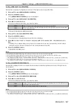 Preview for 167 page of Panasonic PT-REZ12 Operating Instructions Manual