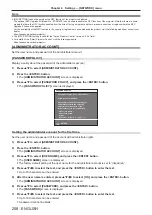 Preview for 208 page of Panasonic PT-REZ12 Operating Instructions Manual