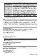 Preview for 109 page of Panasonic PT-REZ80 Operating Instructions Manual