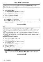 Preview for 196 page of Panasonic PT-REZ80 Operating Instructions Manual