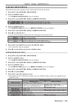 Preview for 199 page of Panasonic PT-REZ80 Operating Instructions Manual