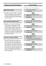 Preview for 18 page of Panasonic PT-RQ13KU Operating Instructions (Functional Manual)