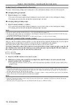 Preview for 78 page of Panasonic PT-RQ13KU Operating Instructions (Functional Manual)