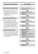 Предварительный просмотр 18 страницы Panasonic PT-RQ22K Operating Instructions (Functional Manual)