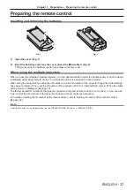 Предварительный просмотр 37 страницы Panasonic PT-RQ22K Operating Instructions (Functional Manual)