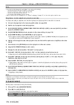 Предварительный просмотр 176 страницы Panasonic PT-RQ22K Operating Instructions (Functional Manual)