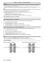 Предварительный просмотр 252 страницы Panasonic PT-RQ22K Operating Instructions (Functional Manual)