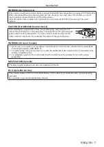 Preview for 7 page of Panasonic PT-RQ32KE Operating Instructions Manual