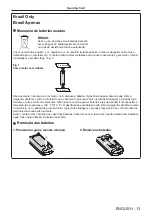 Preview for 13 page of Panasonic PT-RQ32KE Operating Instructions Manual