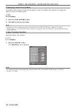 Preview for 84 page of Panasonic PT-RQ32KE Operating Instructions Manual