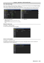 Preview for 203 page of Panasonic PT-RQ32KE Operating Instructions Manual