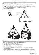 Preview for 21 page of Panasonic PT-RQ32KU Operating Instructions Manual