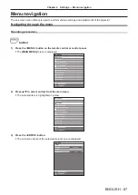 Preview for 87 page of Panasonic PT-RQ32KU Operating Instructions Manual