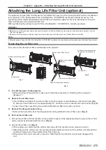 Preview for 275 page of Panasonic PT-RQ32KU Operating Instructions Manual