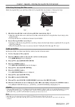 Preview for 277 page of Panasonic PT-RQ32KU Operating Instructions Manual