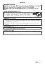 Preview for 7 page of Panasonic PT-RQ35KU Operating Instructions Manual