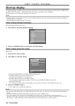 Preview for 20 page of Panasonic PT-RW430UK Operating Instruction